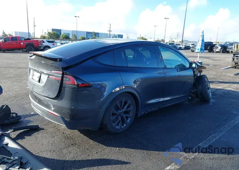 2024 Tesla Model X Long Range from USA, damaged, VIN 7SAXCDE57RF433494